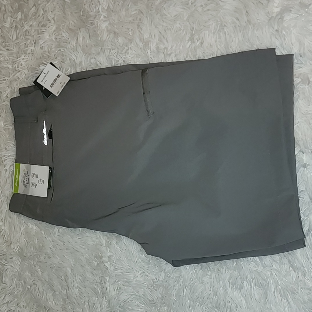 Eddie Bauer Mens Gray Casual Shorts Brand New